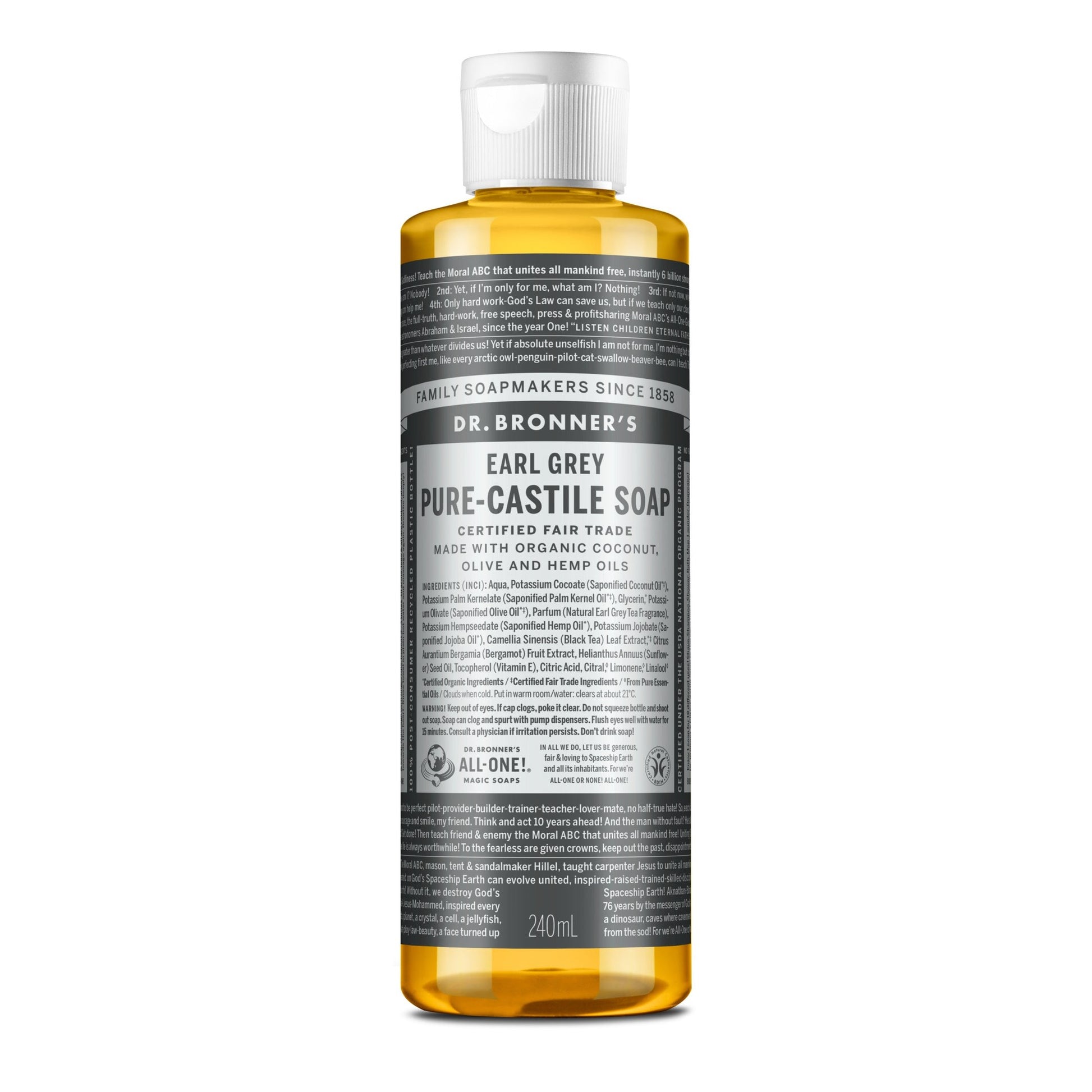 Dr Bronners Liquid soap earl grey 240 Milliliter