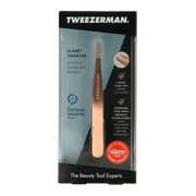 Tweezerman Slant tweezer rose goud 1.00 Stuks