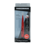 Tweezerman Slant tweezer signature red 1.00 Stuks