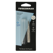 Tweezerman Mini slant tweezer klassiek stainless steel 1.00 Stuks