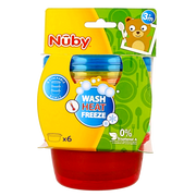 Nuby Snackkommetjes met deksel 300ml 6 Stuks