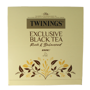 Twinings Exclusive black tea envelop 100 Zakjes