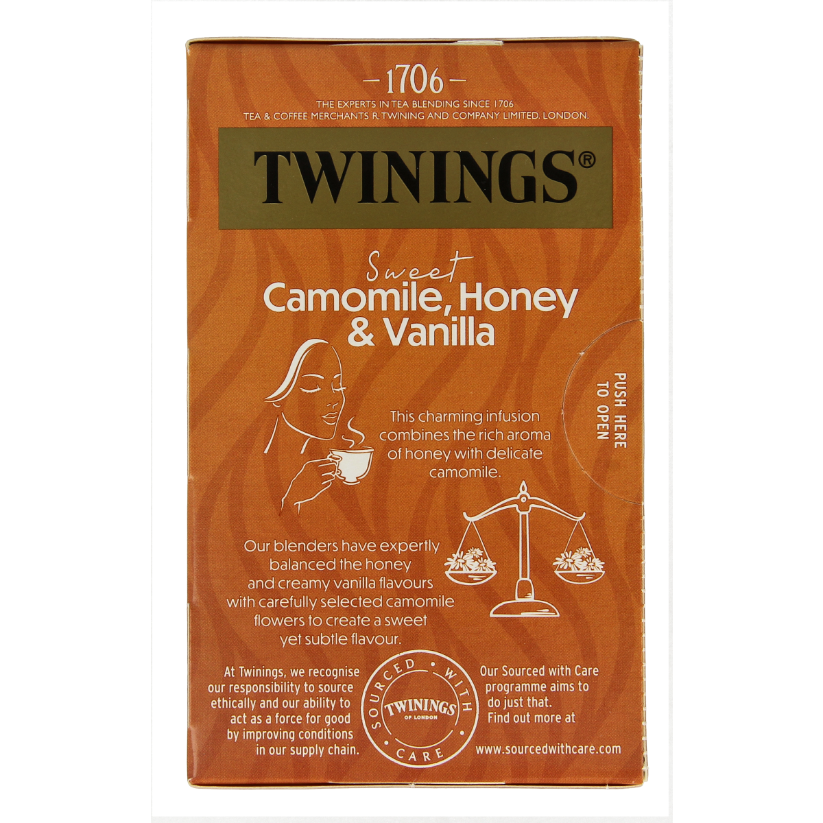 Twinings Kamille honing vanille 20.00 Zakjes