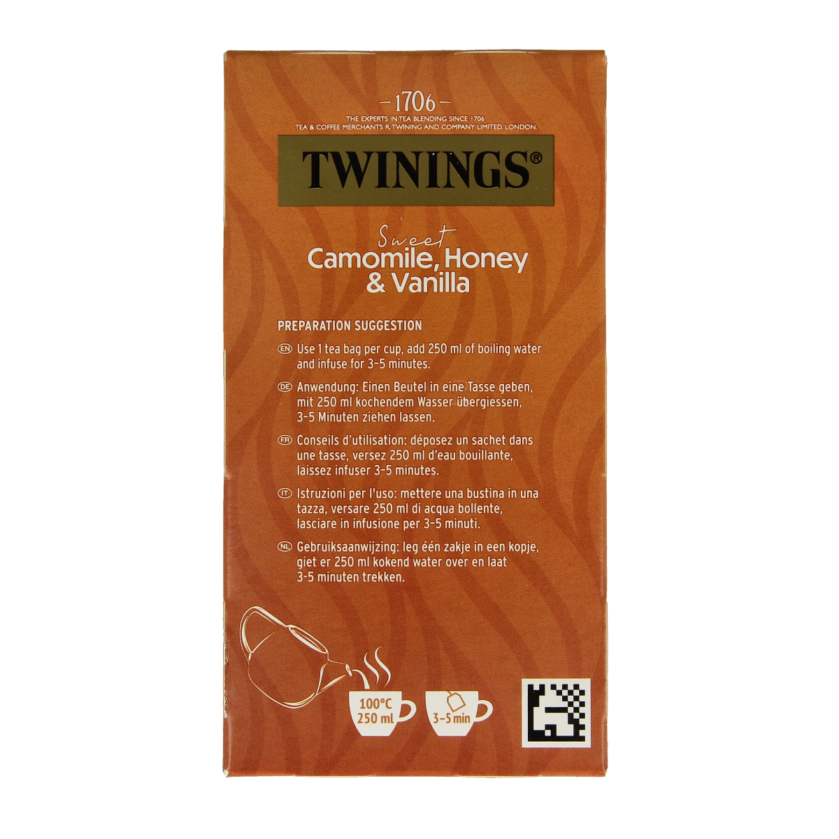 Twinings Kamille honing vanille 20.00 Zakjes