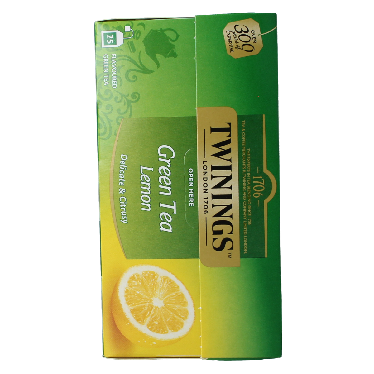 Twinings Groene thee citroen 25.00 Zakjes