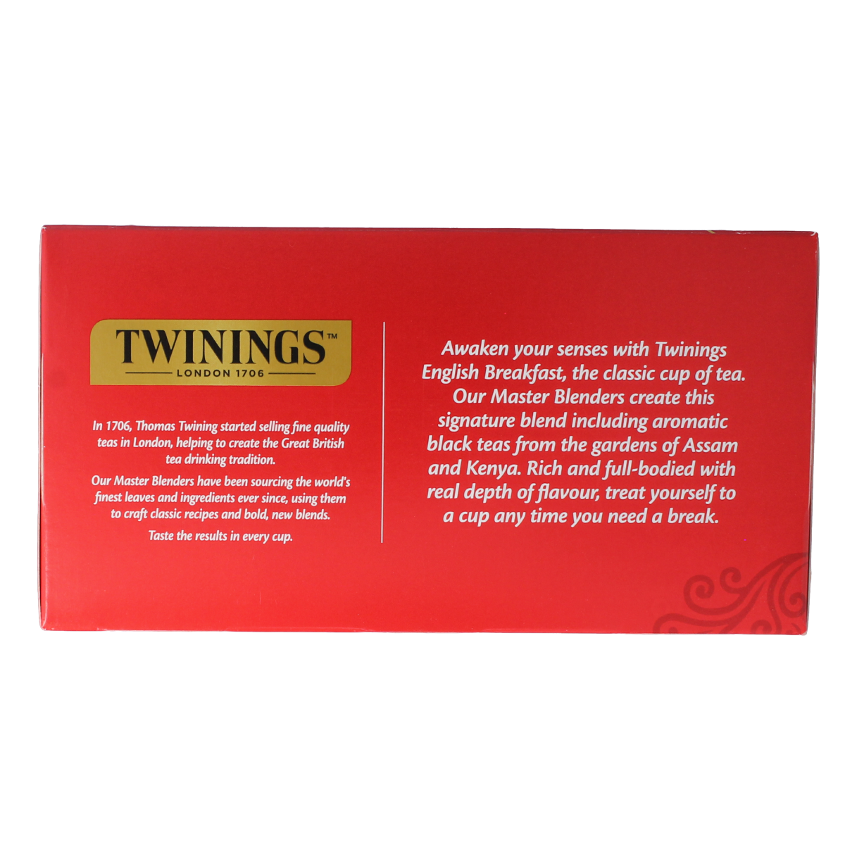 Twinings English breakfast envelop 50.00 Stuks
