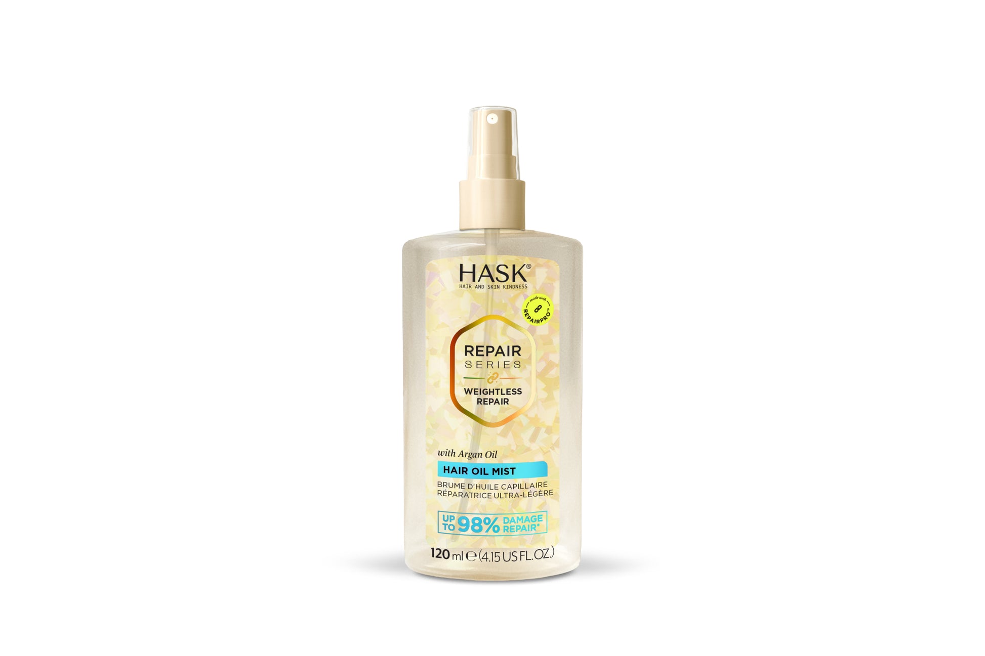 HASK Weightless repair hair oil mist 120.00 Milliliter