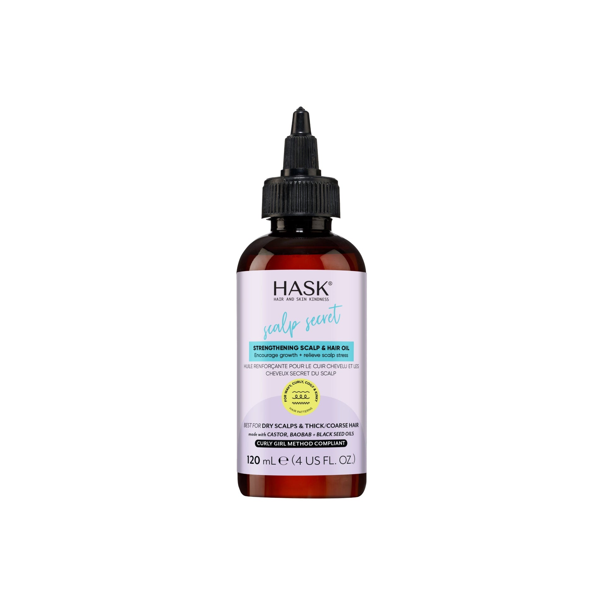 HASK Scalp secret strengthening scalp & hair oil 120 Milliliter