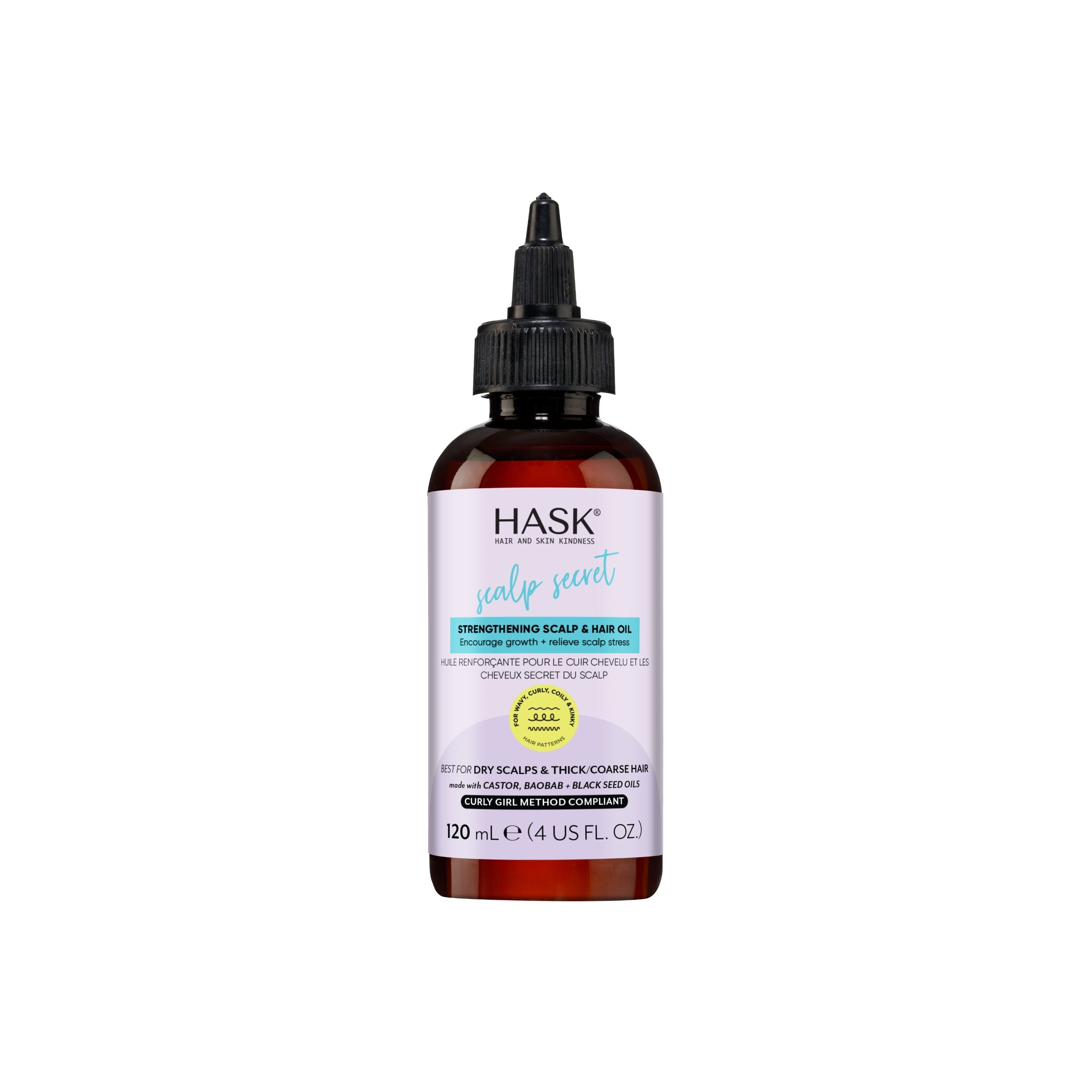 HASK Scalp secret strengthening scalp & hair oil 120 Milliliter