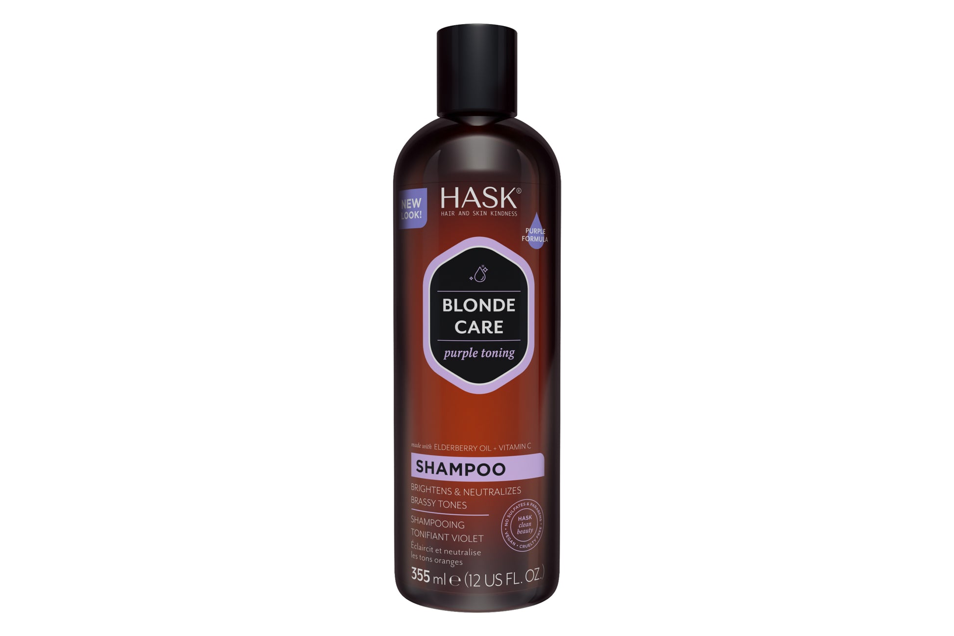 HASK Shampoo blonde care purple toning 355.00 Milliliter