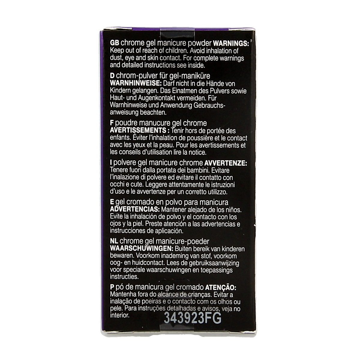 Sensationail Chrome powder purple 1.50 Gram