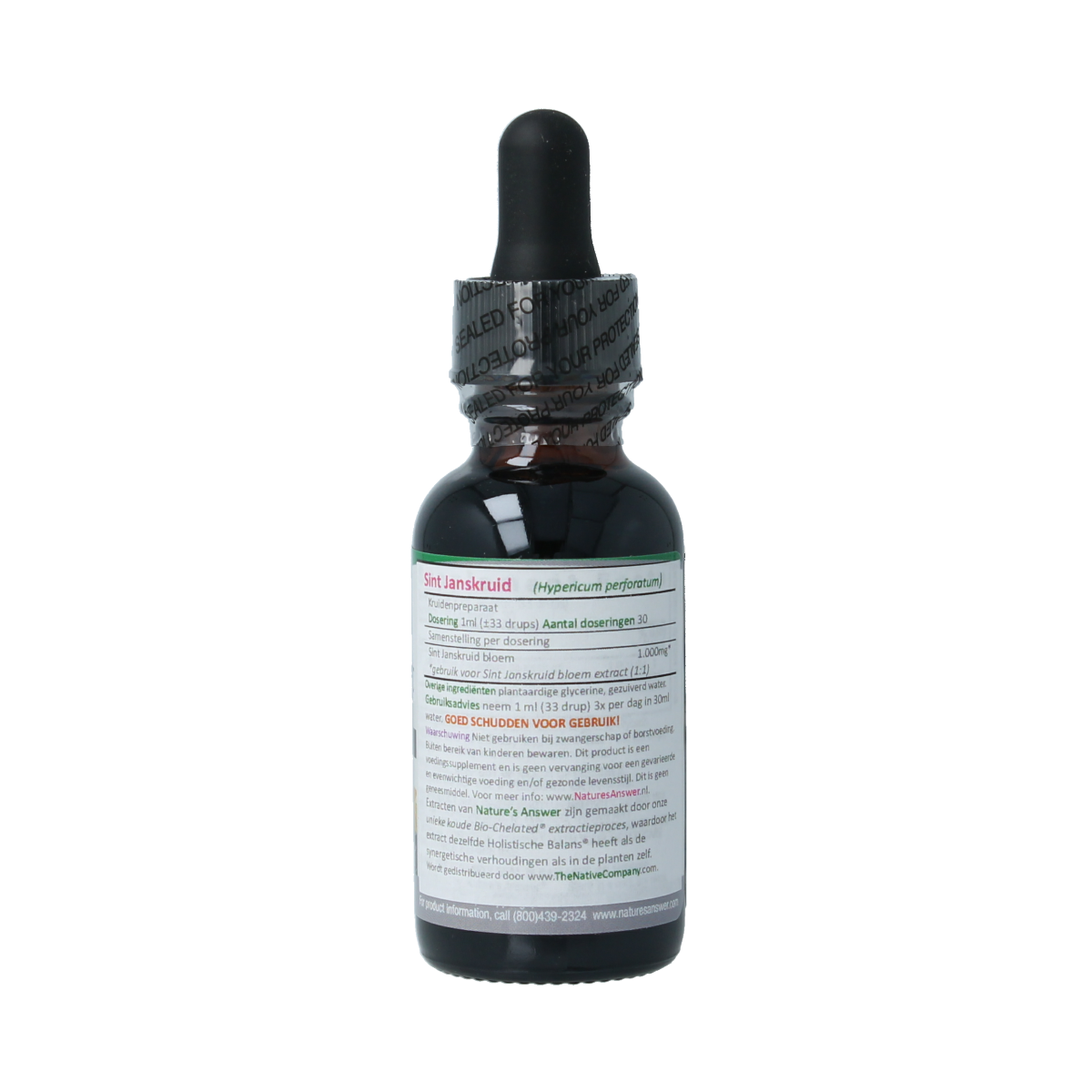 Natures Answer Sint Janskruid 1:1 alcoholvrij 30.00 Milliliter