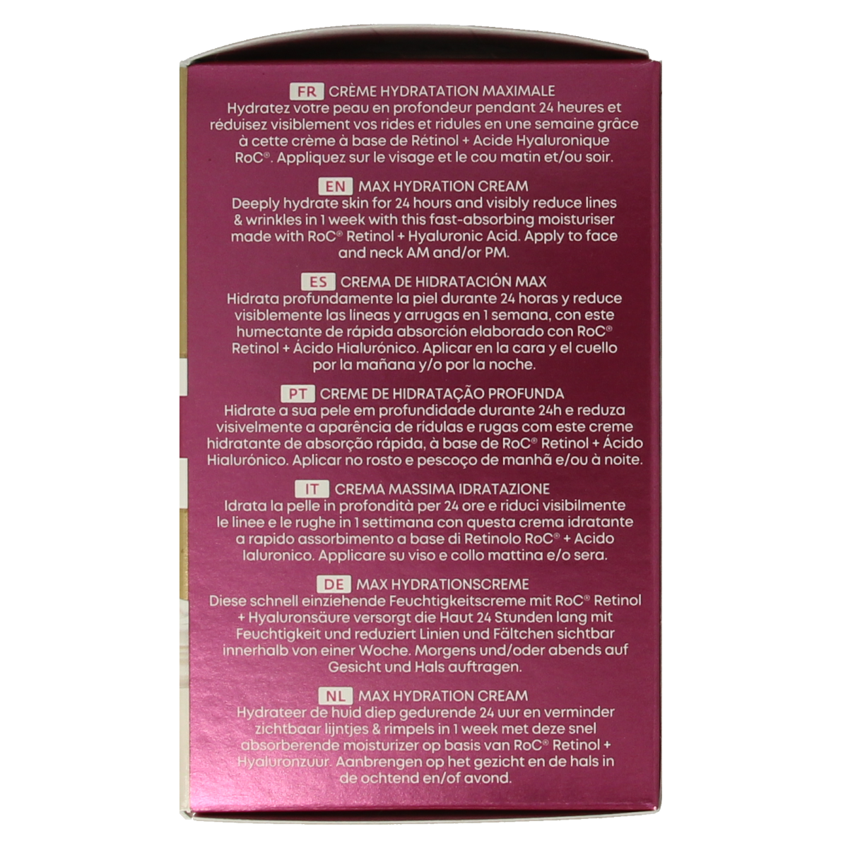 ROC Retinol correxion line smoothing max hydration 50.00 Milliliter