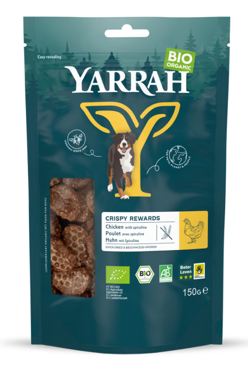 Yarrah Yarrah BIO Dog Oven-dried Crispy Rewards 150g 150.00 Gram