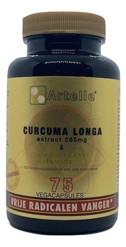 Artelle Curcuma longa extract 75.00 Vegetarische capsules