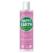 Happy Earth Pure deodorant spray lavender ylang refill 300 Milliliter