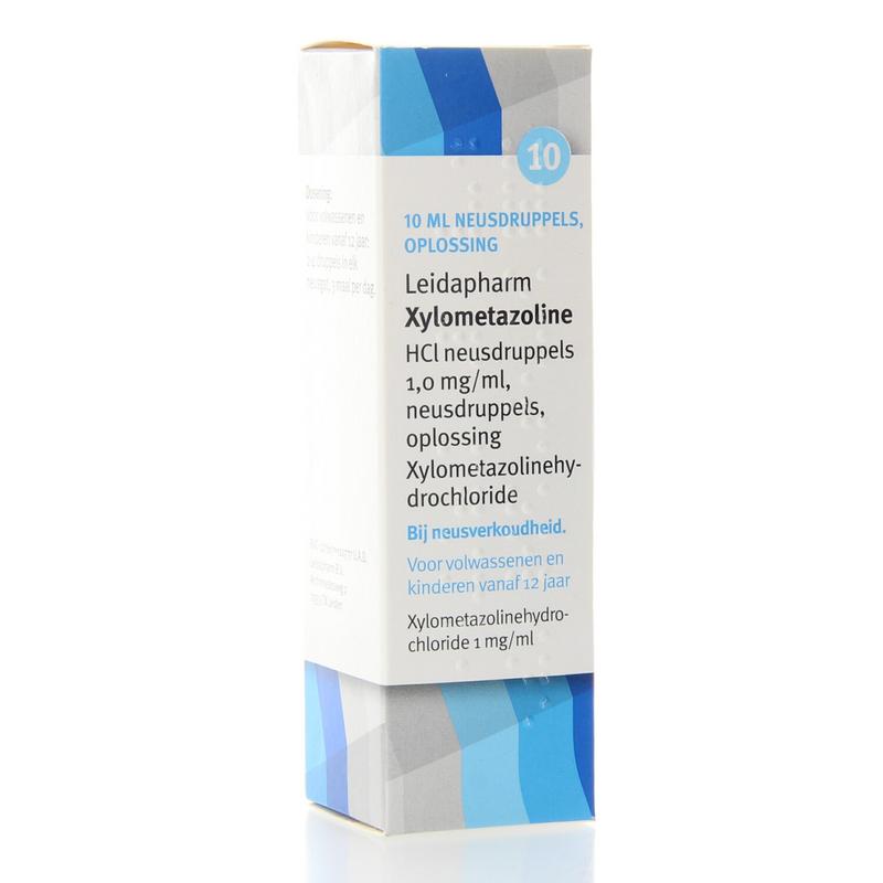 Leidapharm Xylometazoline hcl neusdruppels 1mg/ml  10.00 Milliliter