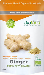 Biotona Ginger raw powder bio 200.00 Gram