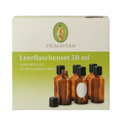 Primavera Lege flessen set 6x50ml schenkdop bruin glas 1.00 Set