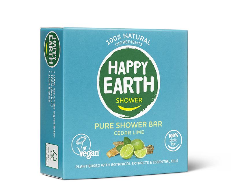 Happy Earth Shower bar cedar lime 90.00 Gram