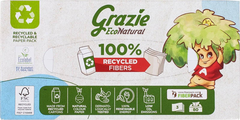 Grazie Natural Tissues 80 Stuks