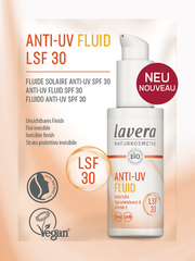 Lavera Anti UV fluid  SPF30 sample 1.00 Stuks