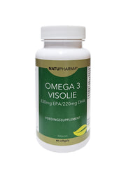 Natupharma Omega 3 visolie 60.00 Softgels
