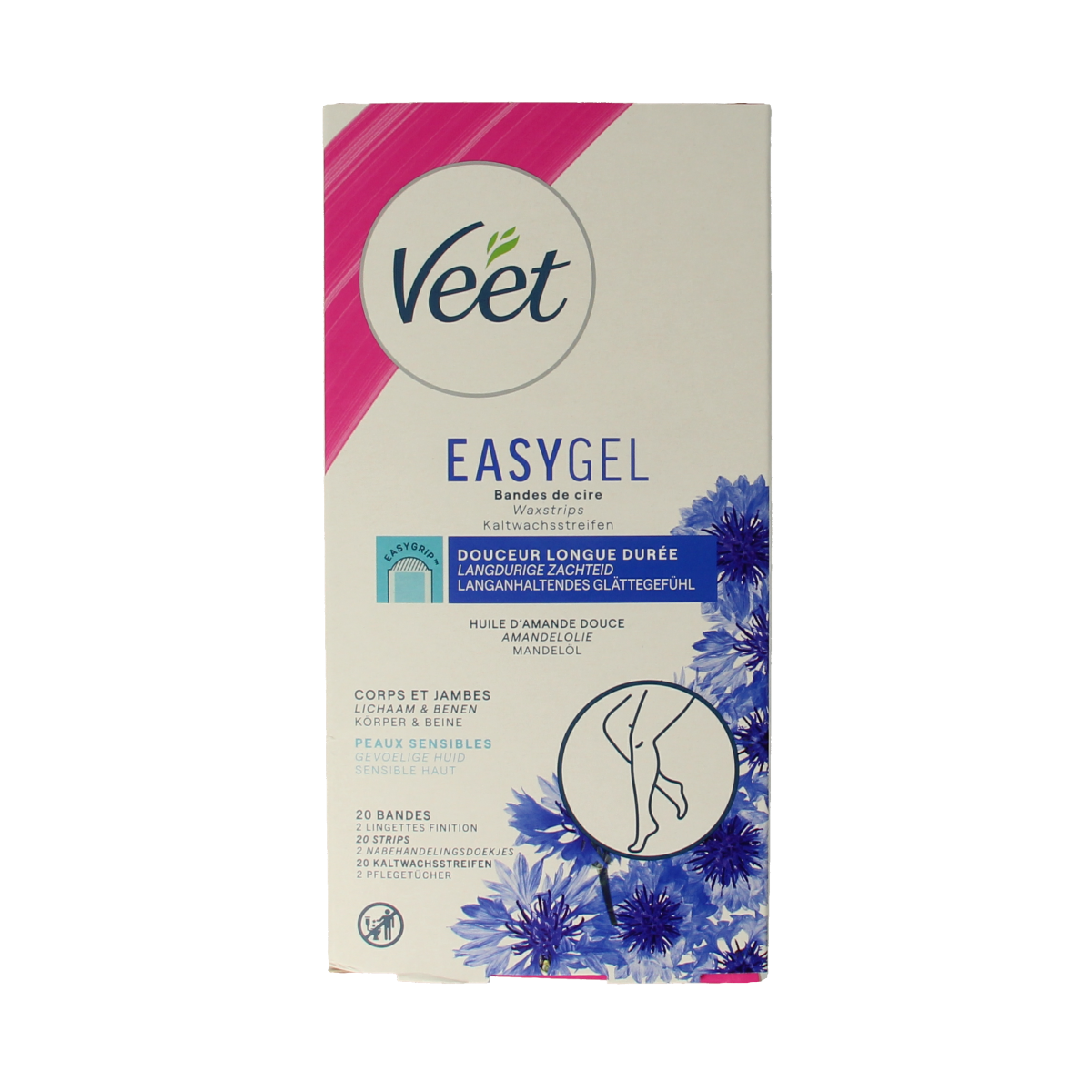 Veet Koude waxstrips gevoelige huid 20.00 Stuks