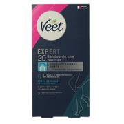 Veet Expert koude waxstrips benen sensitive 20.00 Stuks