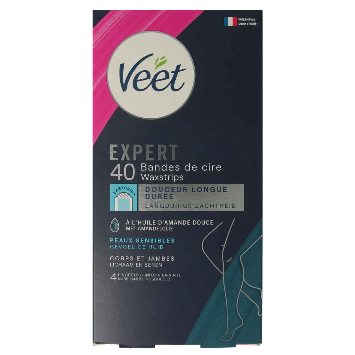 Veet Expert koude waxstrips been sensitive 40.00 Stuks
