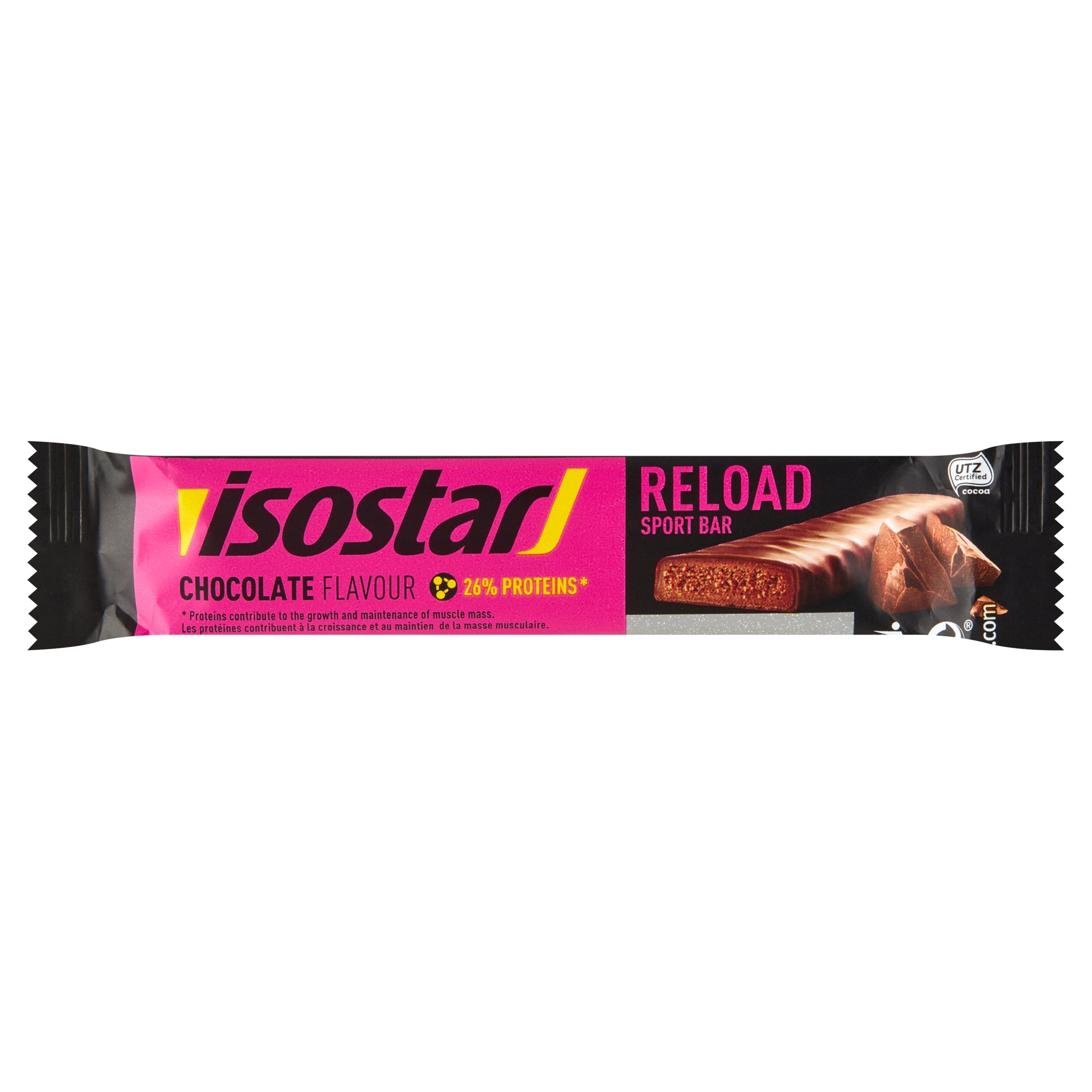 Isostar Op=Op Reload sport bar chocolate 40.00 Gram