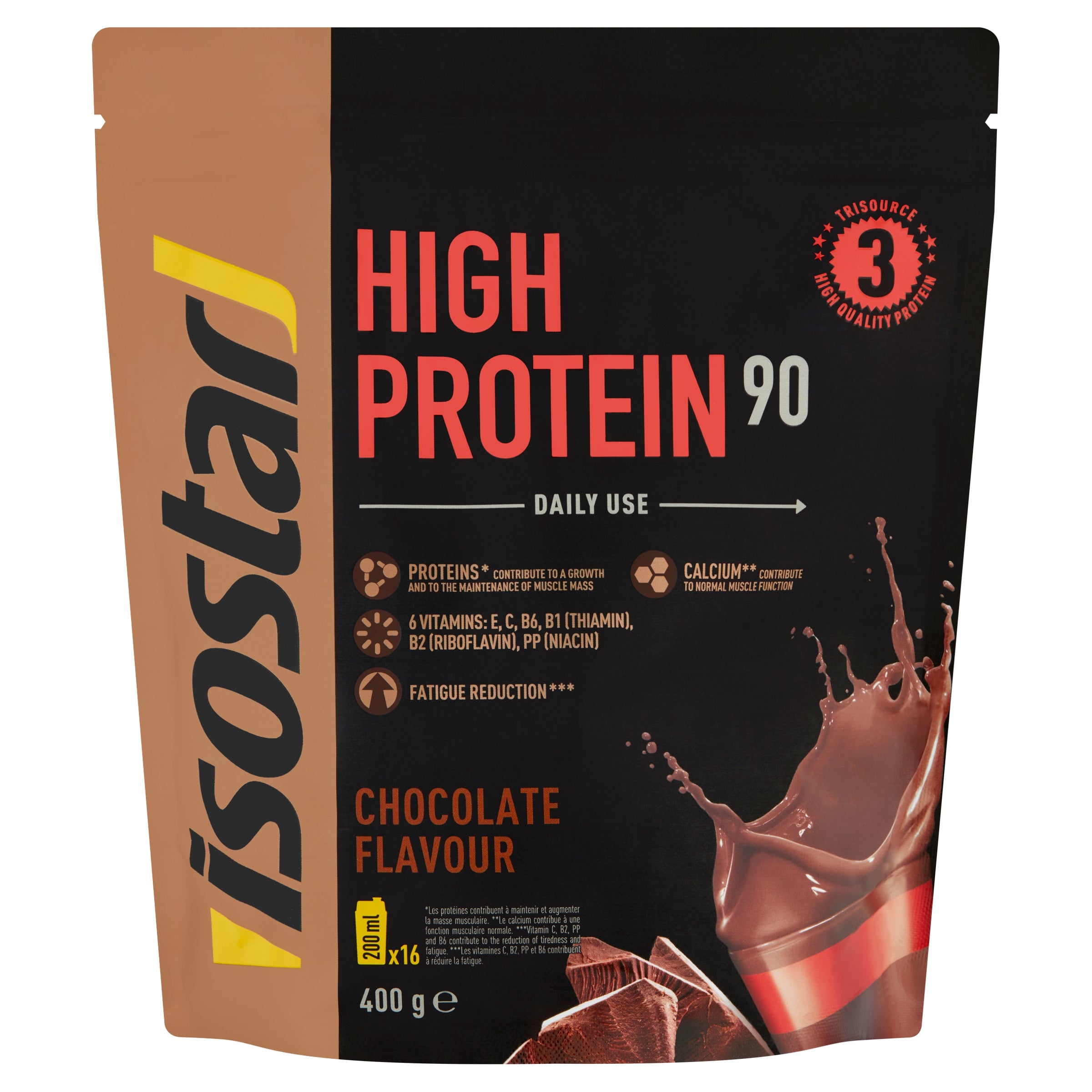 Isostar High protein 90 chocolate 400 Gram