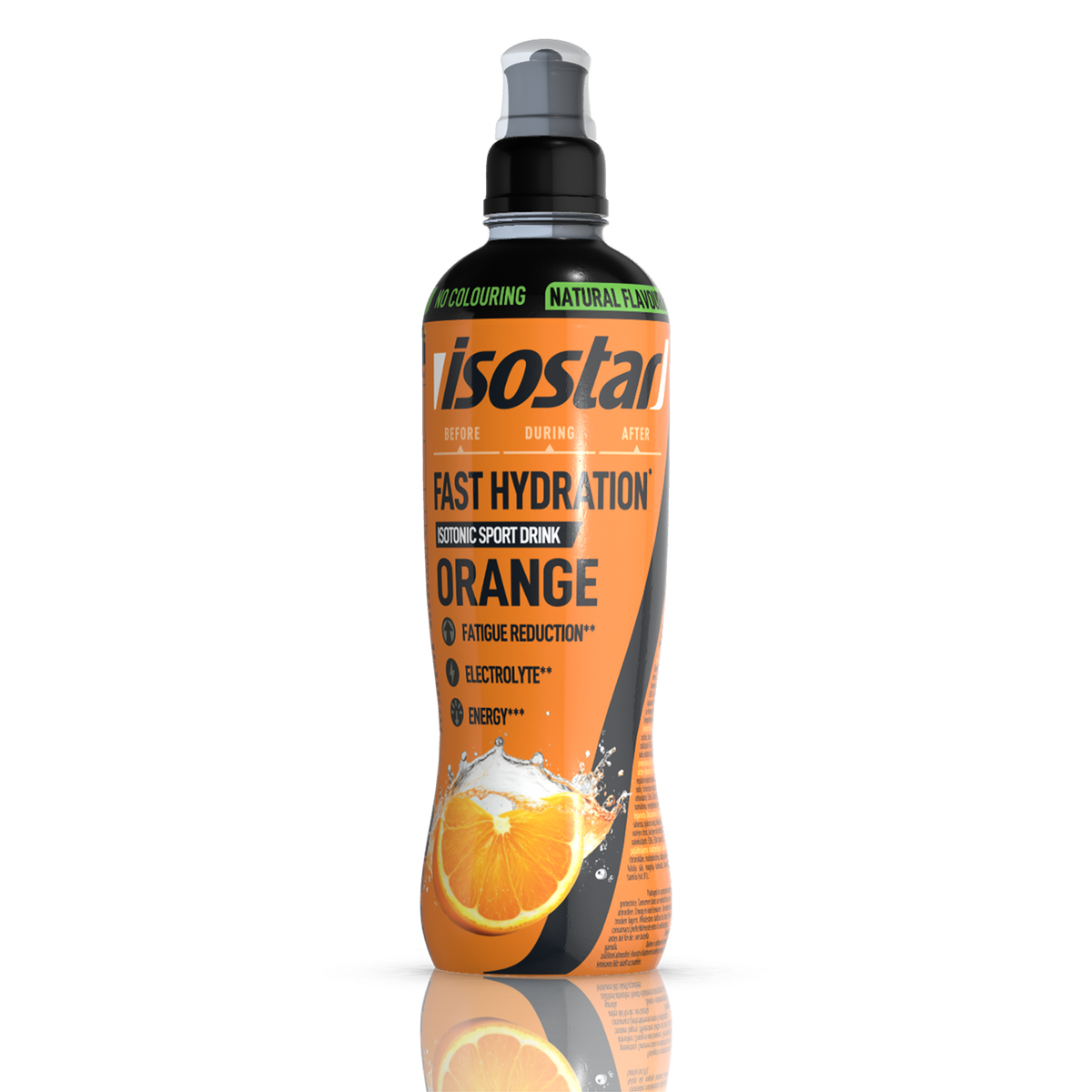 Isostar Fast hydration isotonic sport drink orange 500.00 Milliliter