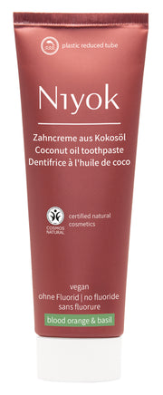 Niyok tandpasta blood orange basil 75.00 Milliliter