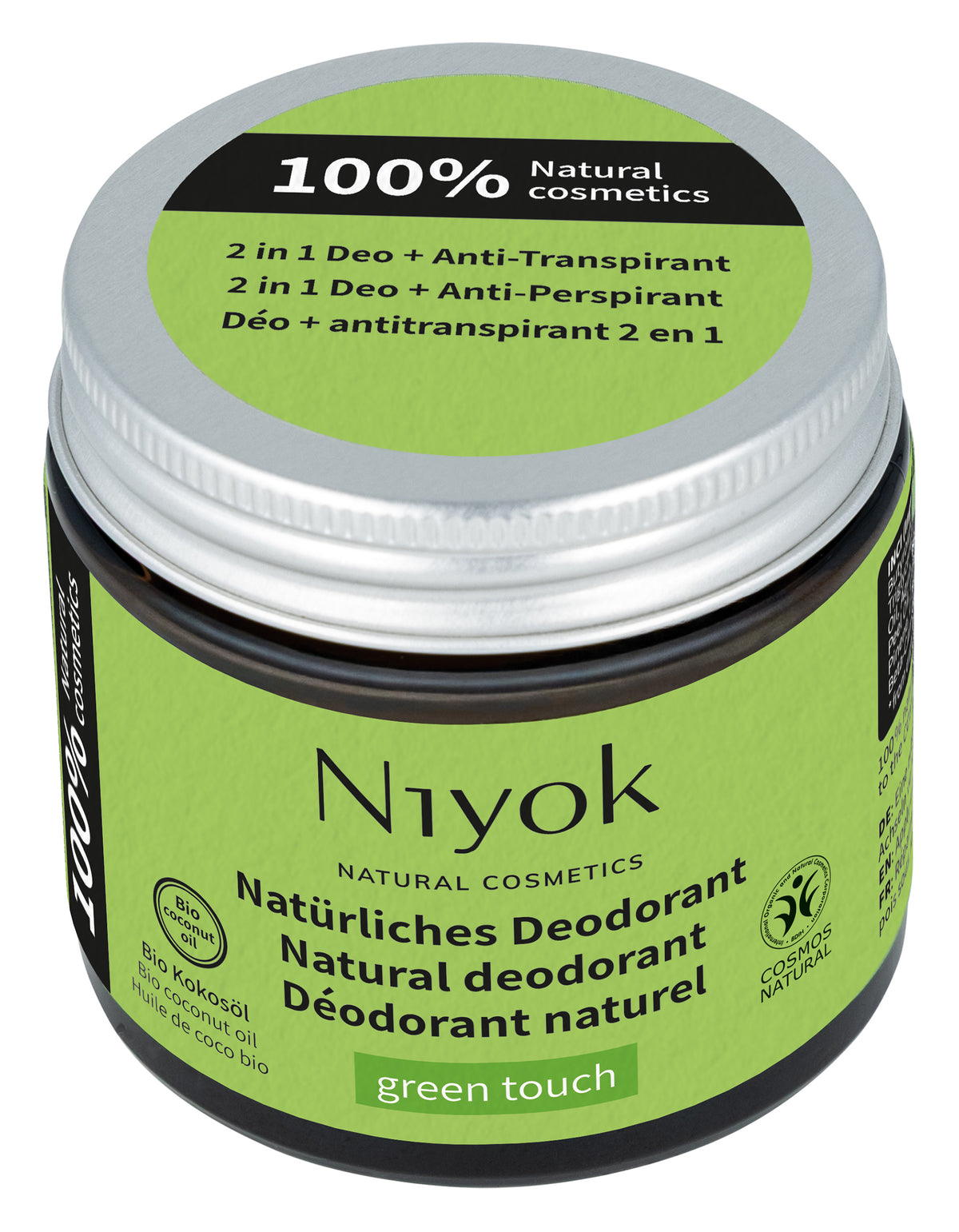 Niyok deo/antitranspirant green touch 40.00 Milliliter