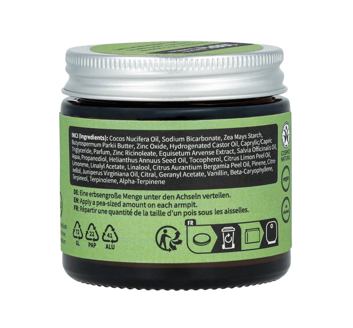 Niyok deo/antitranspirant green touch 40.00 Milliliter