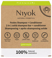Niyok 2 in 1 shampoo/condition green touch 80.00 Gram