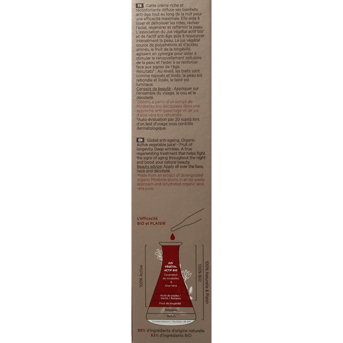 Cattier Nachtcreme revitaliserend 50.00 Milliliter