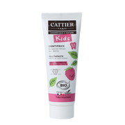 Cattier Tandpasta framboos 2-6 jaar 50.00 Milliliter