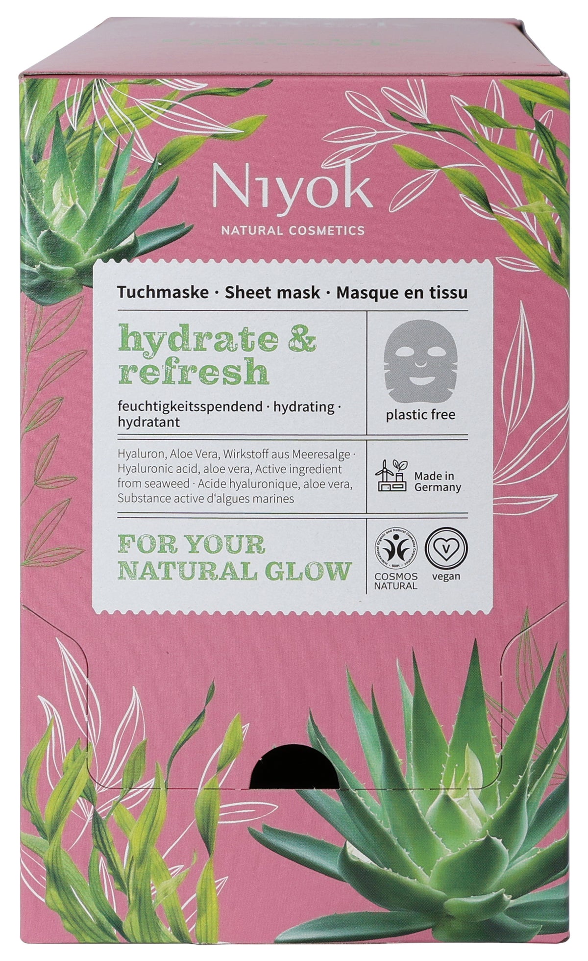 Niyok sheet mask Hydrate & refresh 10.00 Milliliter