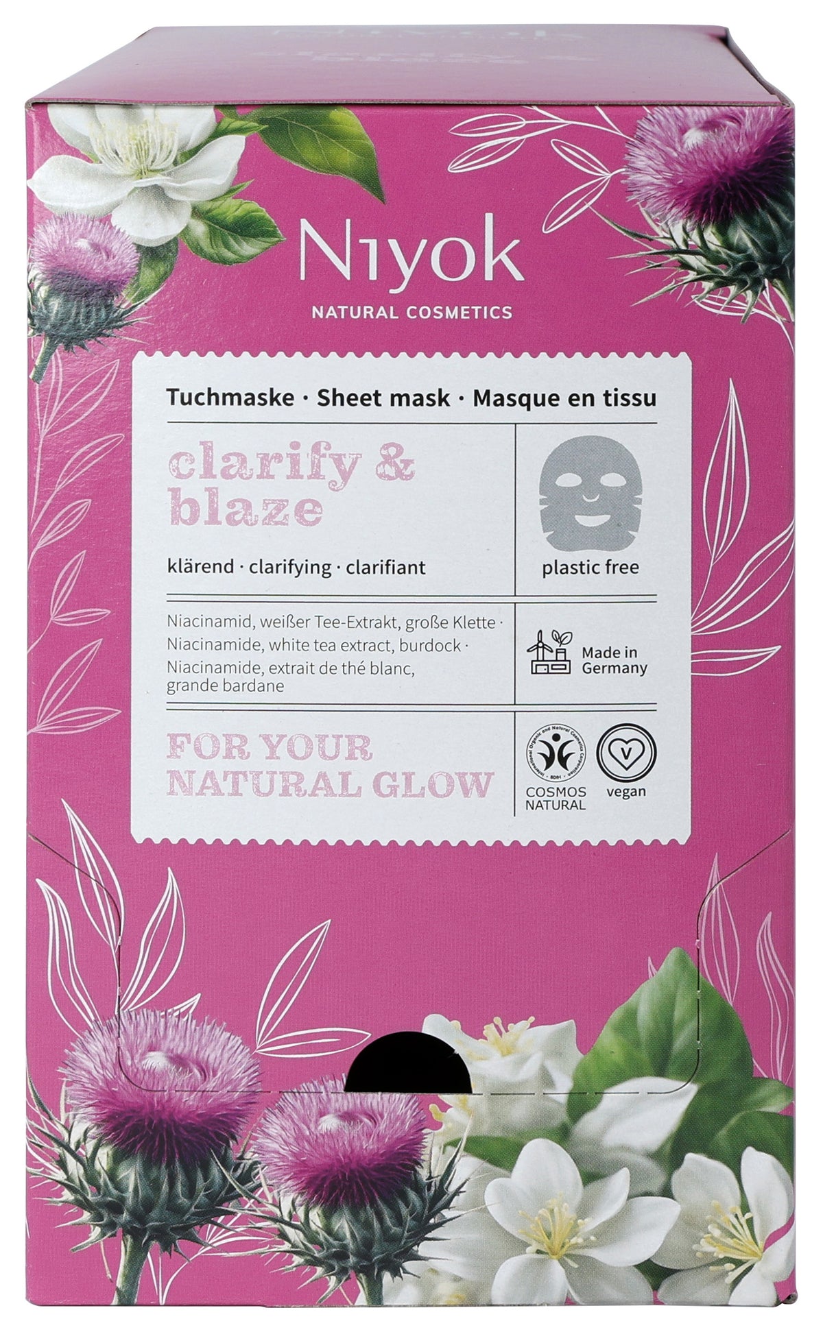 Niyok Sheet mask Clarify & Blaze 10.00 Milliliter