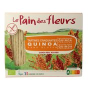 Pain Des Fleurs Krokante crackers quinoa glutenvrij bio 150.00 Gram