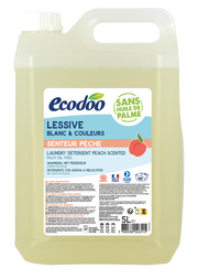 Ecodoo Wasmiddel geconcentreerd perzik bio 5 Liter