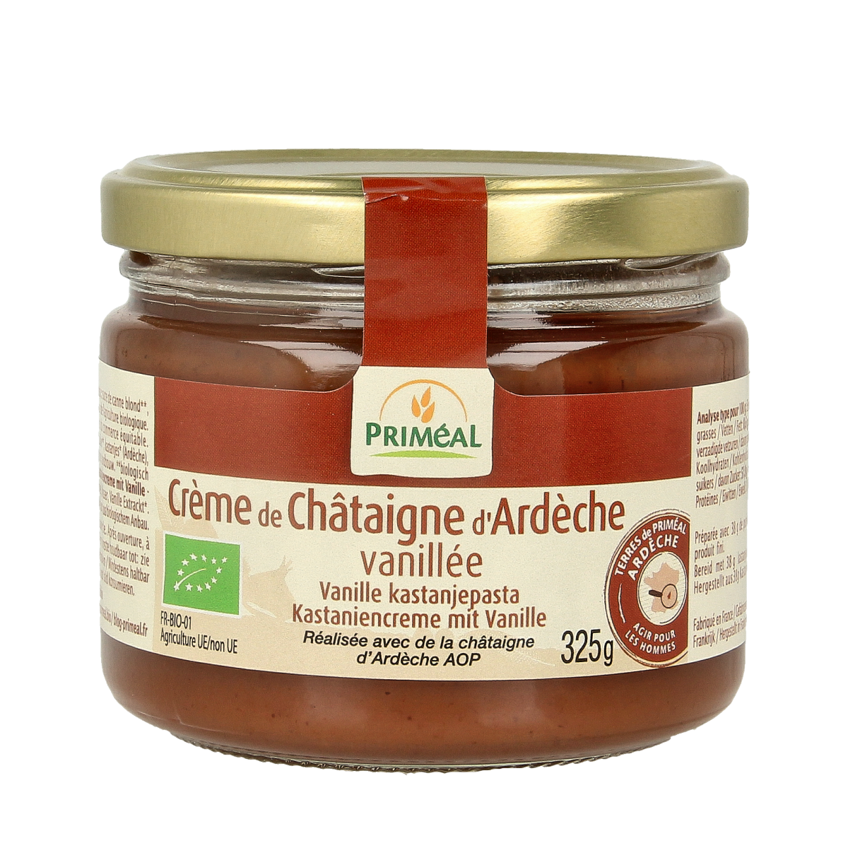 Primeal Kastanjecreme vanille bio 325.00 Gram