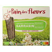Pain Des Fleurs Krokante crackers boekweit glutenvrij bio 150.00 Gram