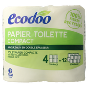 Ecodoo Toiletpapier compact ecologisch bio 4.00 Stuks