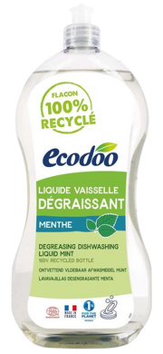 Ecodoo Afwasmiddel vloeibaar ontvettend munt bio 1.00 Liter