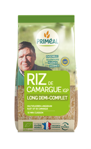 Primeal Halfvolkoren langgraan rijst camargue bio 500.00 Gram