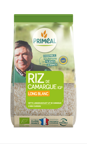 Primeal Witte langgraan rijst camargue bio 1 Kilogram