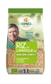 Primeal Halfvolkoren ronde rijst camargue bio 1 Kilogram